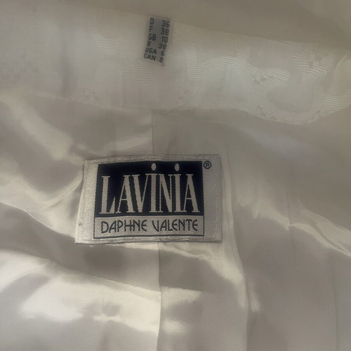 Vintage 90s Daphne Valente Lavinia white suit set like new