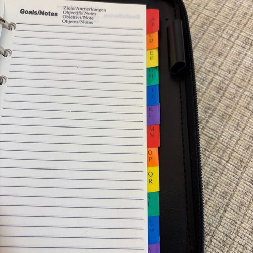 Retro business organizer with calculator new