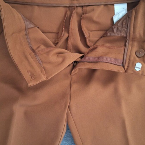 Women's Chino pants brick color, new, size XS