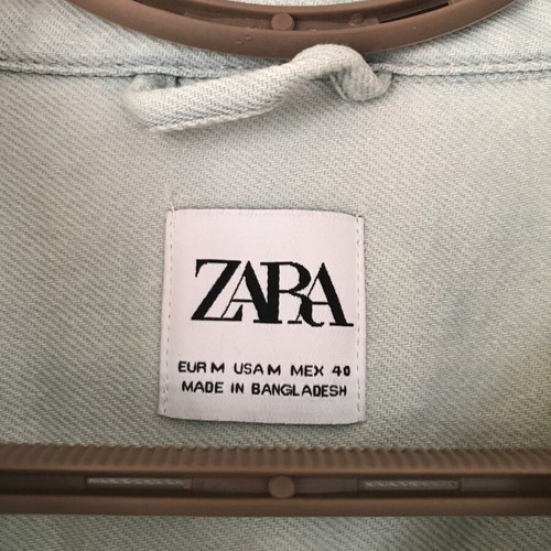 Zara men's denim shirt new, size M-L