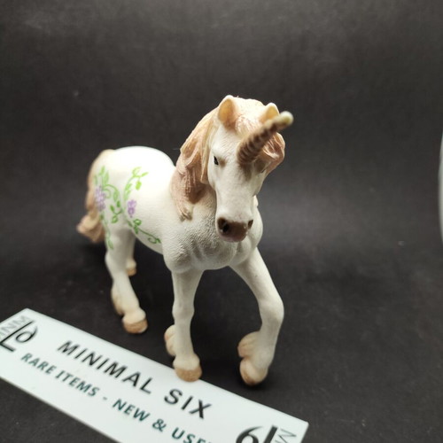 Schleich Bayala Mythical Glitter Flower Unicorn figure used
