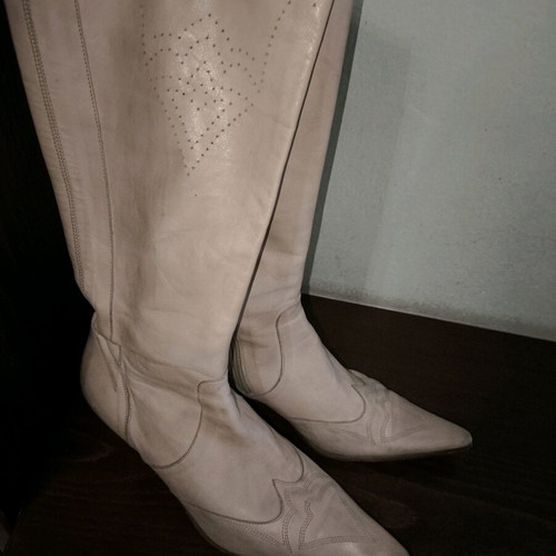 Women's beige boots like new size 40