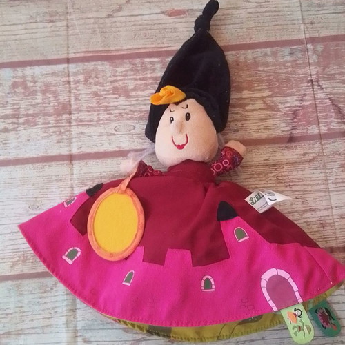 Lilliputiens three-faced plush doll used