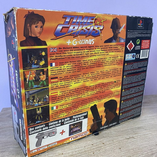 Time Crisis G-Con 45 PlayStation 1 PS1 game used, complete English version