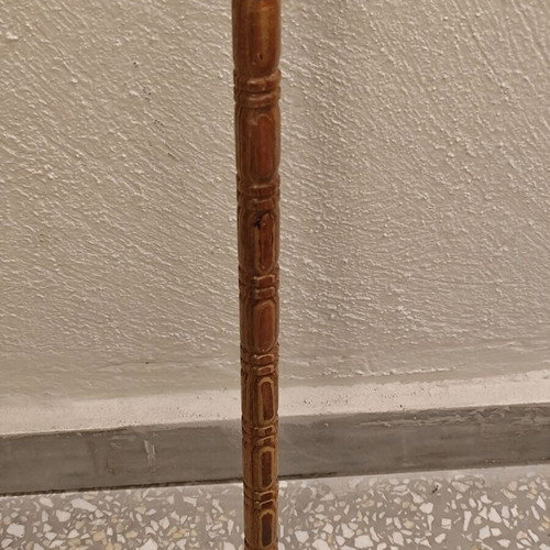 Wooden carved walking stick like new with dragon head handle
