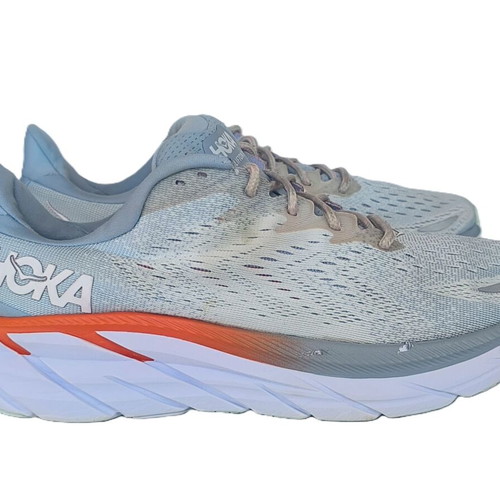 Hoka One One Clifton 8 used colorful sports shoes, size 41