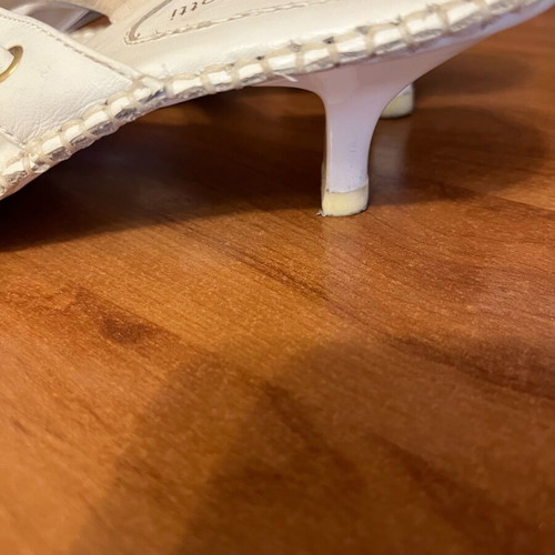 Laura Biagiotti sandals like new, white, size 38