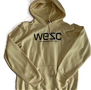 Wesc Hoodie Off white color Size M