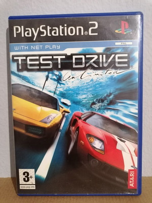 Test Drive Unlimited PS2 case and manual used, no game