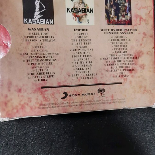 Kasabian The Albums CD box used, rock