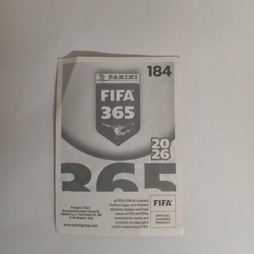 Panini FIFA 365 Tillman αυτοκόλλητο