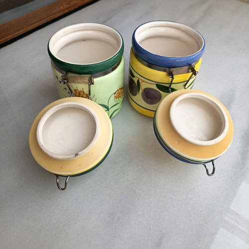 Vicko jars used, set of 2 for coffee or herbs