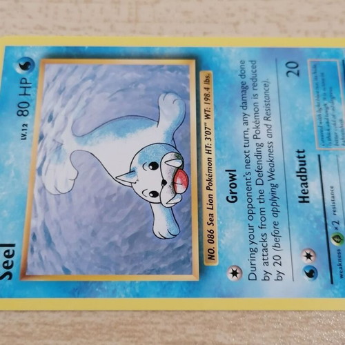 Pokémon Seel Evolutions Card 2016 new
