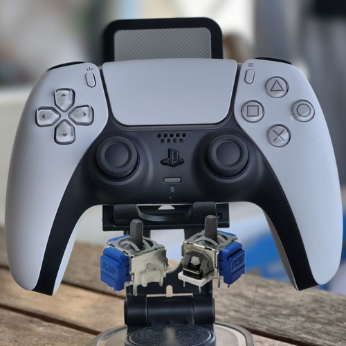 Sony DualSense ασύρματο gamepad για PS5 σαν καινούργιο με K-Silver JS13 PRO+ TMR joystick