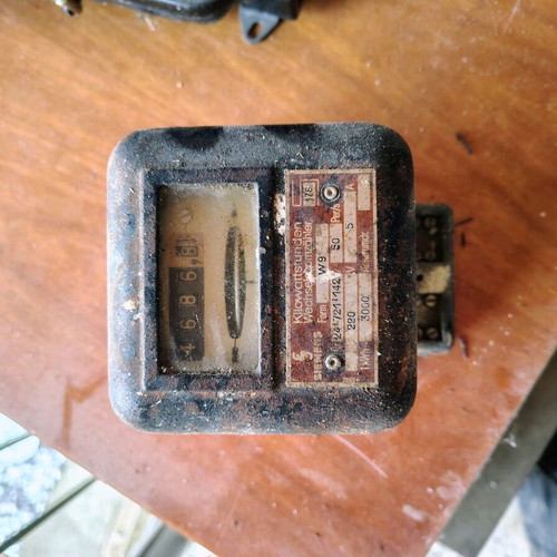 Vintage Bulgarian Electric Meter restored