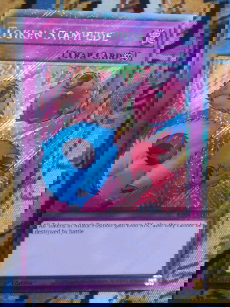 Token Stampede (Platinum Secret Rare, Yugioh)