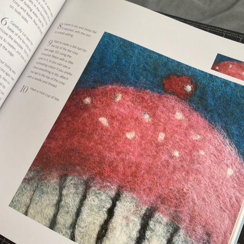 Complete Feltmaking book like new with instructions for felt objects
