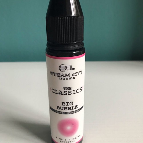 Steam City Flavor Shot Big Bubble 12ml in 60ml bottle new