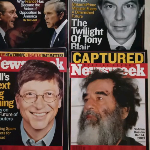 Newsweek collection 35 issues like new (2003-2004) with historic covers