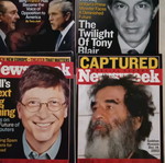 Newsweek collection 35 issues like new (2003-2004) with historic covers