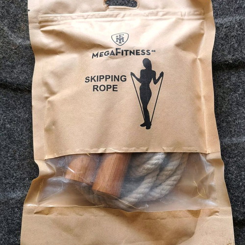 MegaFitness Skipping Rope new fitness jump rope with wooden handles