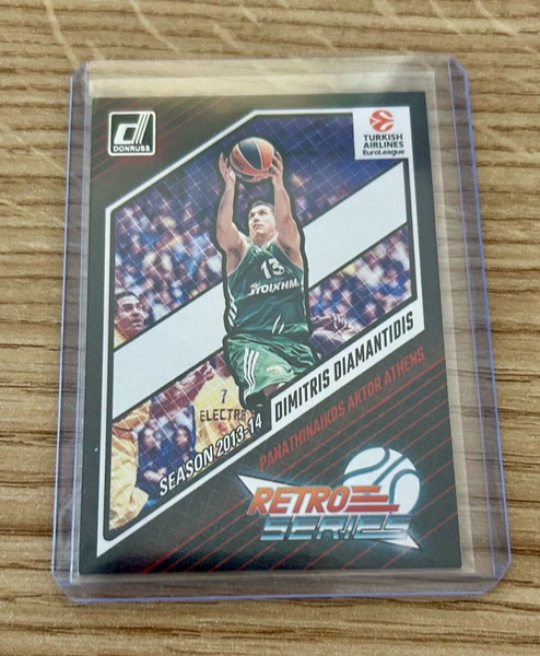 Κάρτα Δημήτρης Διαμαντιδης Παναθηναϊκος Retro Series Panini Euroleague 2023-24
