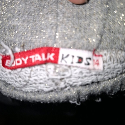 Body Talk Kids shorts like new, grey with gold thread for 14 years old