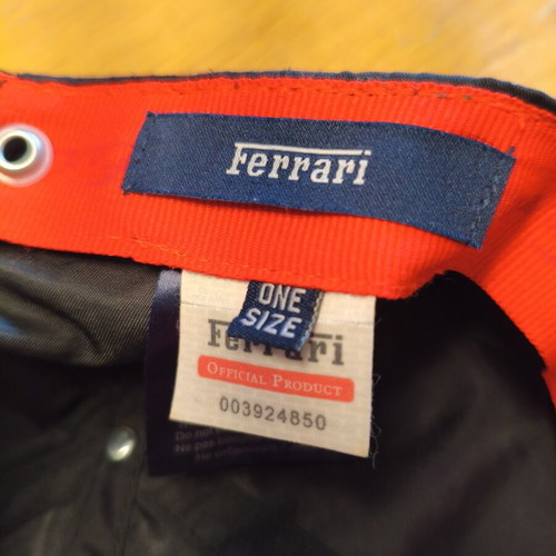 Ferrari jockey hat like new, black, size L