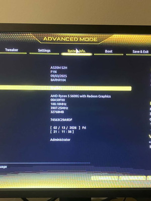 Gaming PC Ryzen 5 5600G με RX 7600, 32GB RAM, 1TB NVMe, 1TB SSD, 1TB HDD, 700W PSU μεταχειρισμένο