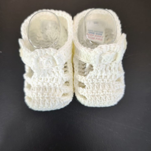 Handmade baby booties new, unused, Greek made