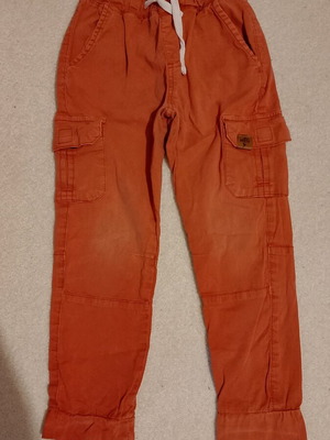 Energiers spring pants like new, orange, size 116 cm for 6 years old