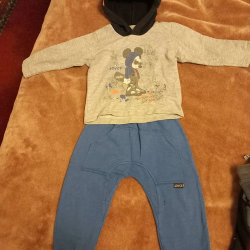 Set of 3 used boys' tracksuits for 2 and 3 years old