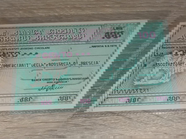 Ιταλικό Γραμμάτιο 100 Lire 1976..
