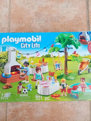 Playmobil πάρτι στο κήπο μπάρμπεκιου μεταχειρισμένο