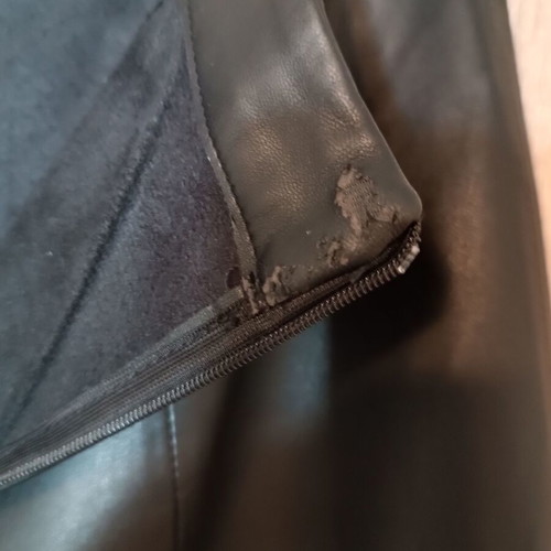 Mango faux leather pencil skirt used, size M 38 10, black