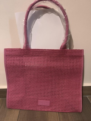Lancôme pink beach tote bag new
