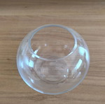 Glass decorative vase tabletop used