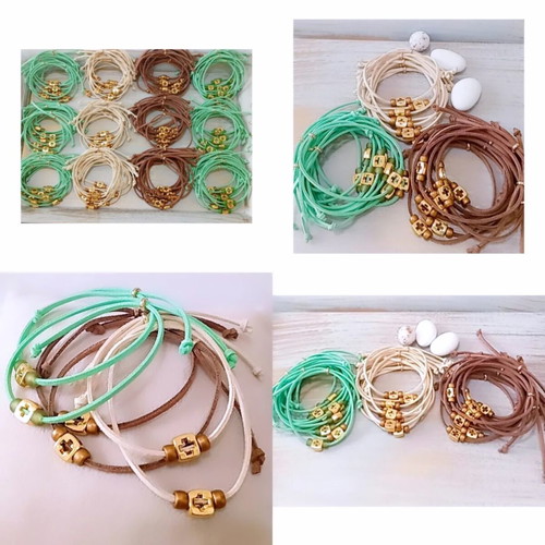 Handmade Martyrika Bracelets with Suede Cord custom colors