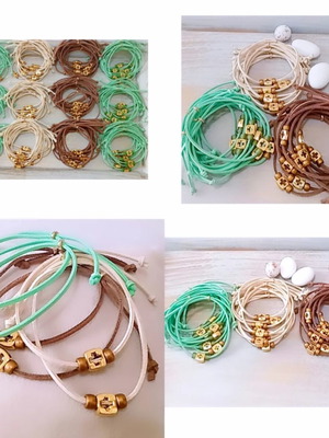 Handmade Martyrika Bracelets with Suede Cord custom colors