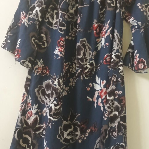 Dress like new, blue, 95% viscose 5% elastane, size L
