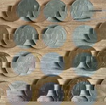  12 κέρματα 500δρχ Αθήνα 2004