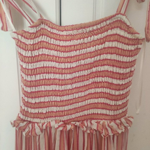 Long striped dress used, size S / 36 / 8