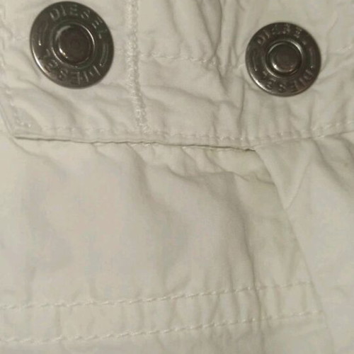 Diesel fabric white pants like new with unique design