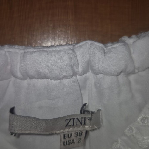 Zini Broderie Dress like new, size 38, white