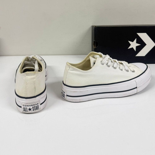 Converse Chuck Taylor All Star Lift Platform sneakers used, size 37, white and black