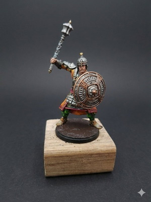 Conquest Rajakur Sorcerer box like new with painted miniature