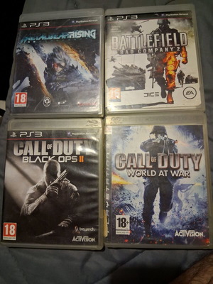 PS3 games used, pack of 4