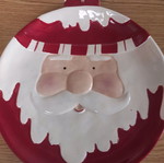 Christmas ceramic plate