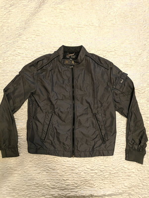 Αντιανεμικό μπουφάν Armani Jeans vintage μεταχειρισμένο, medium, μαύρο