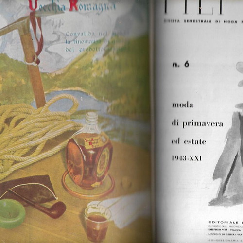 Italian magazine FILI 1940 used, volume 8 issues